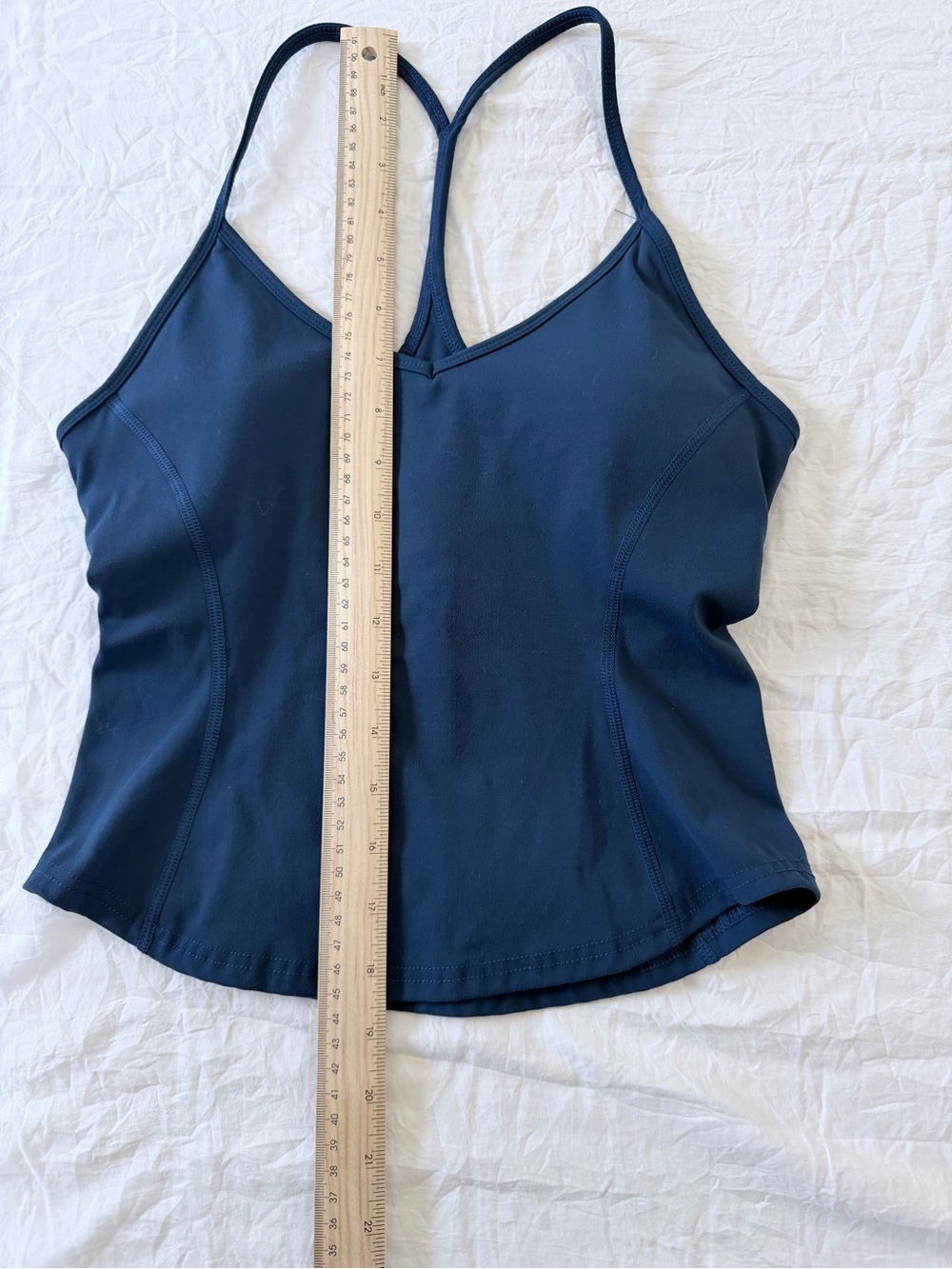 Garage Electric Blue Built in Padded Bra Tank - Picture 3 of 7
